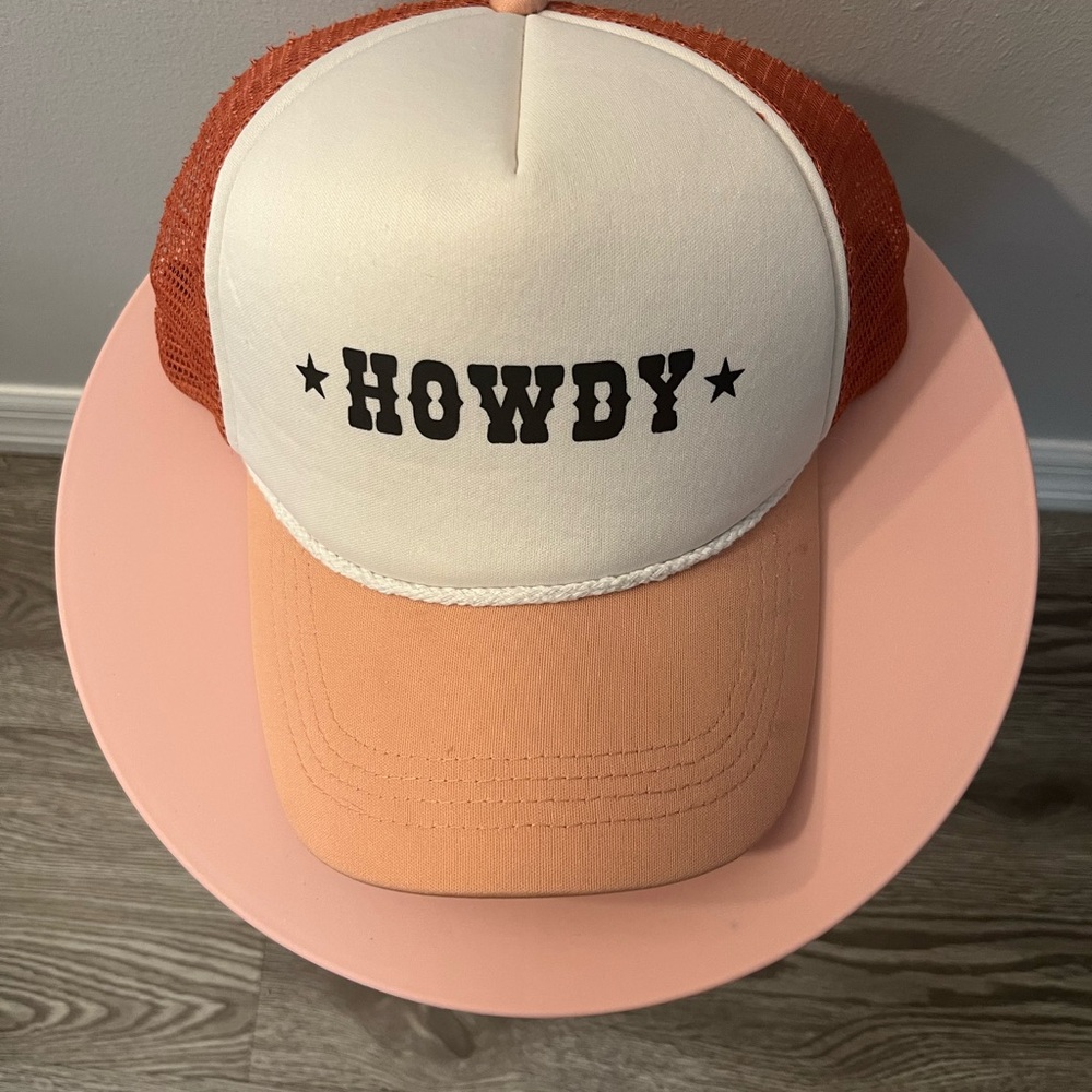 Orange and Cream Trucker Hat